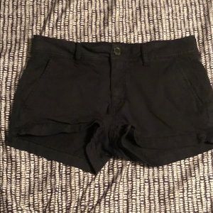 American eagle black shorts